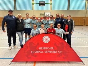 Siegerfoto B-Juniorinnen FSV Hessen Wetzlar