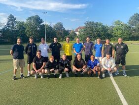 Teilnehmer unseres DFB-Basis-Coach Lehrgangs in Flörsheim