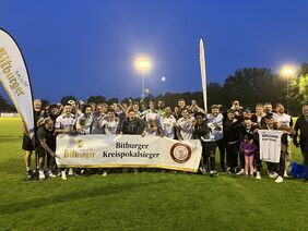 Dritter Erfolg in Serie - der FC Eddersheim ist erneut Kreispokalsieger im Maint-Taunus-Kreis [Foto: Sascha Timmas]