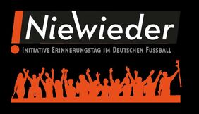 Logo: Initiative „!Nie wieder – Erinnerungstag im deutschen Fußball“ 
