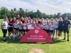 Die B-Juniorinnen-Siegermannschaft Eintracht Frankfurt. Alle Fotos: HFV