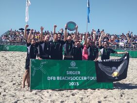 Deutscher Meister der Beachsoccer-Tour 2023: FC Koppinacken. Bild: Menke