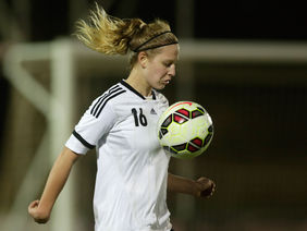 Die Hessin Saskia Matheis vom 1. FFC Frankfurt spielte beim 2:1-Sieg der deutschen U19 90 Minuten durch. Foto: getty images